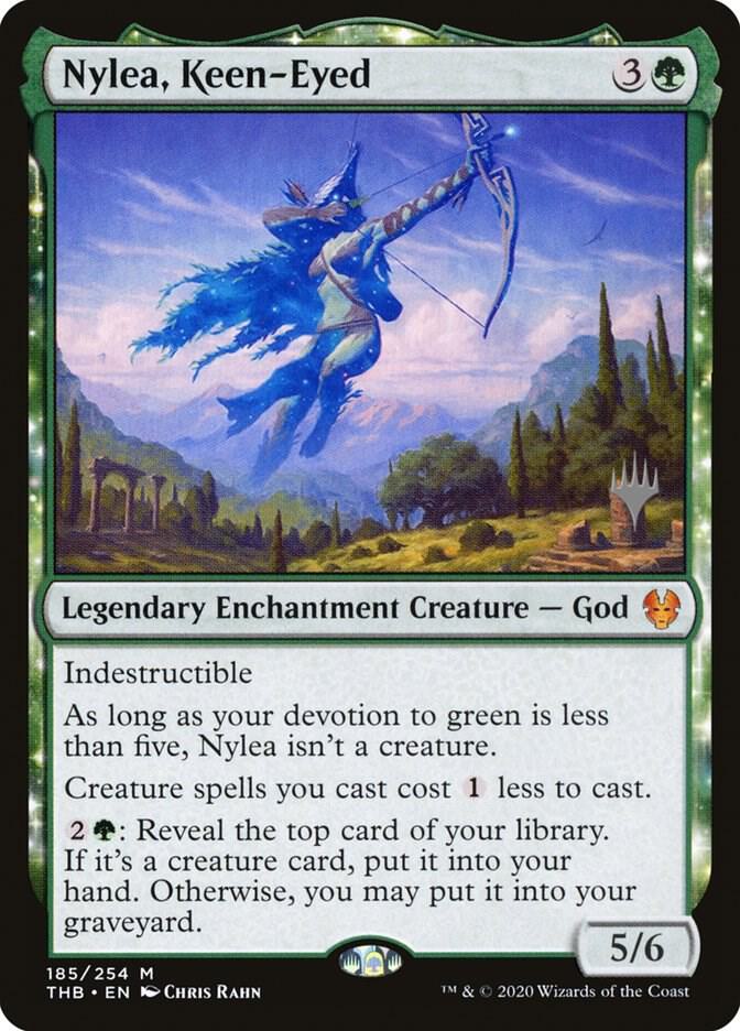 Nylea, Keen-Eyed (185) [Theros Beyond Death Promos]