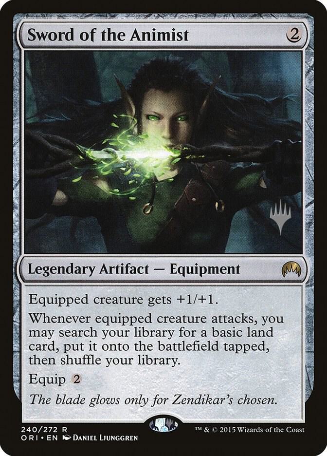 Sword of the Animist (240) [Theros Beyond Death Promos]