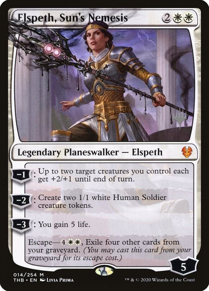 Elspeth, Sun's Nemesis (14) [Theros Beyond Death Promos]