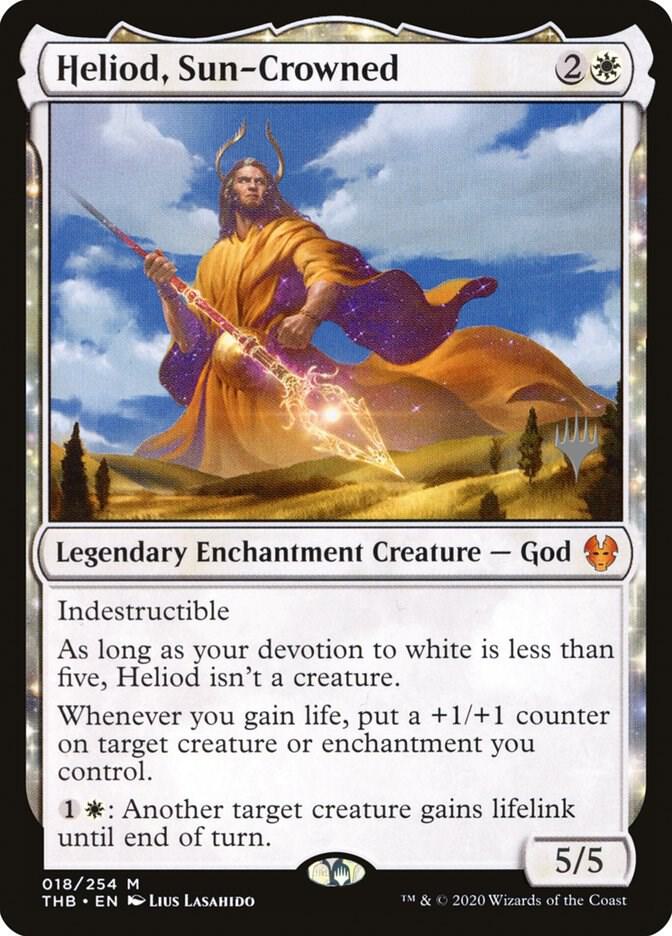 Heliod, Sun-Crowned (18) [Theros Beyond Death Promos]