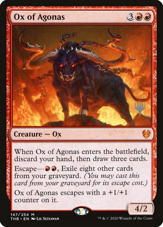 Ox of Agonas (147) [Theros Beyond Death Promos]