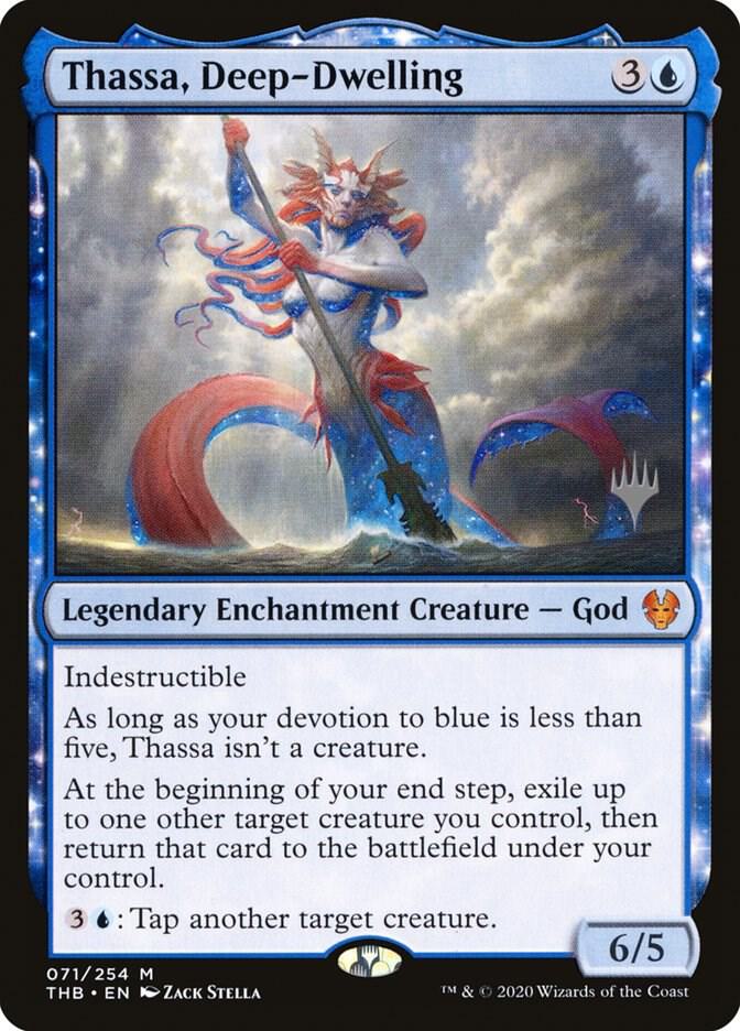 Thassa, Deep-Dwelling (71) [Theros Beyond Death Promos]