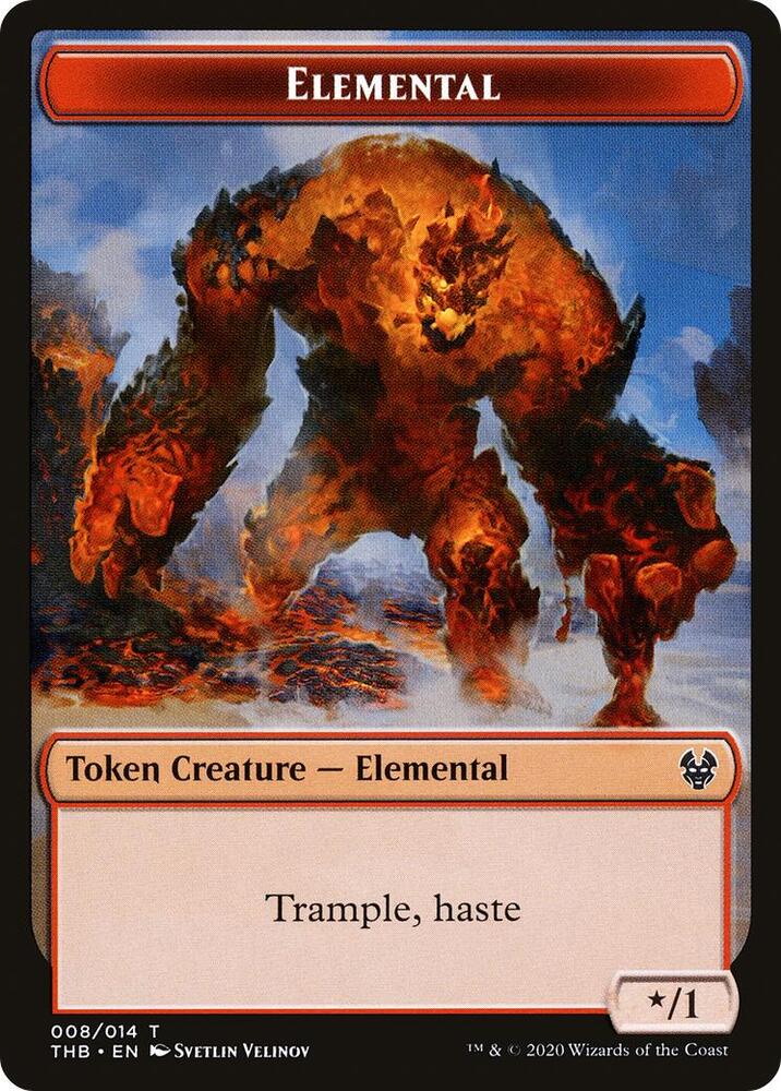 Elemental // Satyr Double-Sided Token (8 // 9) [Theros Beyond Death]