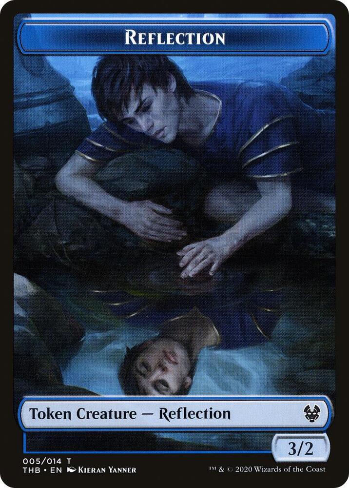 Reflection // Satyr Double-Sided Token (5 // 9) [Theros Beyond Death]
