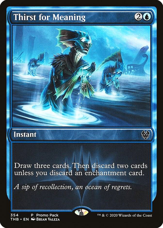 Thirst for Meaning (354) [Theros Beyond Death Promos]