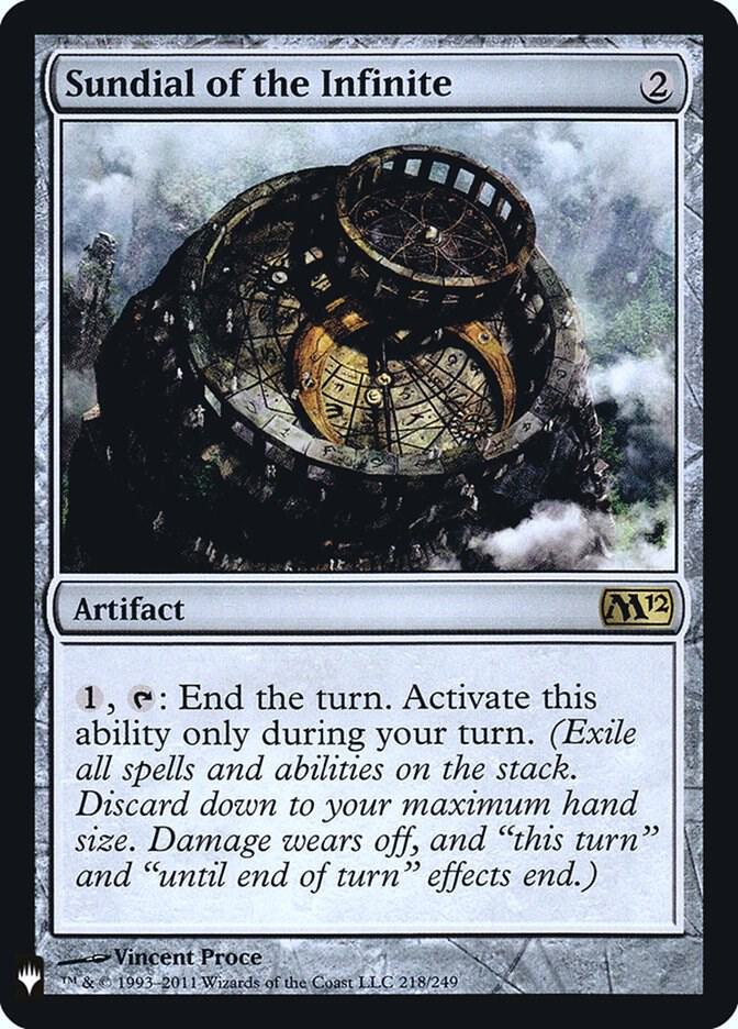 Sundial of the Infinite (218) [The List]