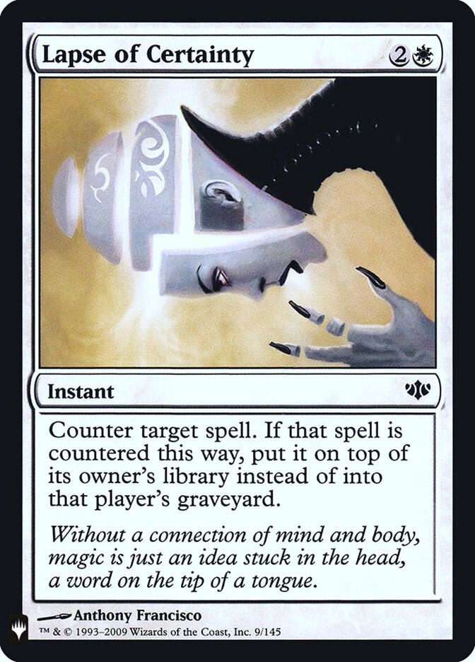 Lapse of Certainty (9) [The List]