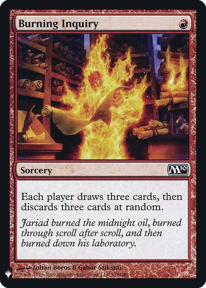 Burning Inquiry (128) [The List]