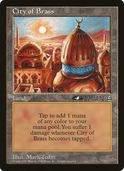 City of Brass (4th Place) (Arena League) [Oversize Cards]