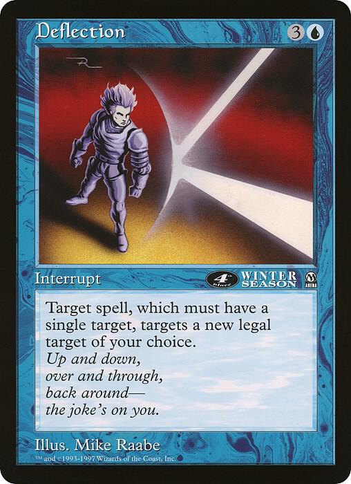 Deflection (4th Place) (Arena League) [Oversize Cards]