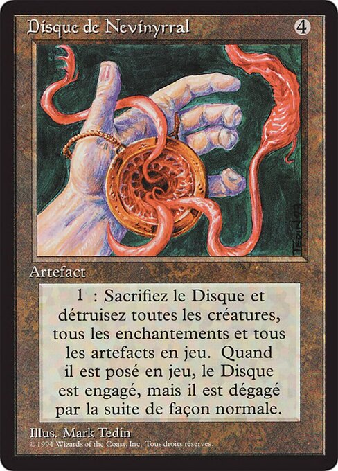 Nevinyrral's Disk (267) [Foreign Black Border]