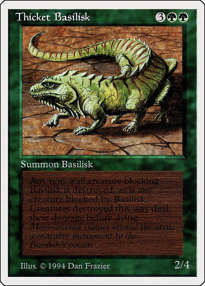 Thicket Basilisk (218) [Summer Magic / Edgar]
