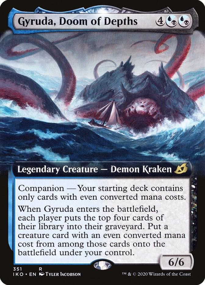 Gyruda, Doom of Depths (Extended Art) (351) [Ikoria: Lair of Behemoths] [Extended Art]