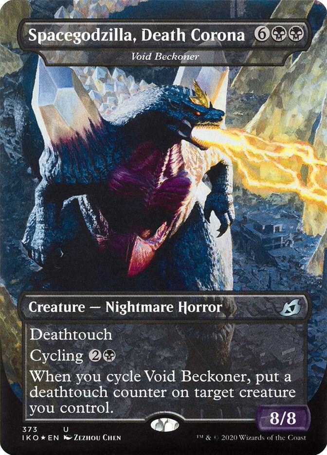 Spacegodzilla, Death Corona - Void Beckoner (373) [Ikoria: Lair of Behemoths] [Borderless]