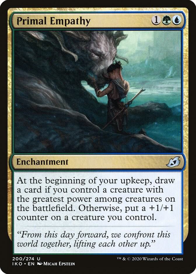 Primal Empathy (200) [Ikoria: Lair of Behemoths]
