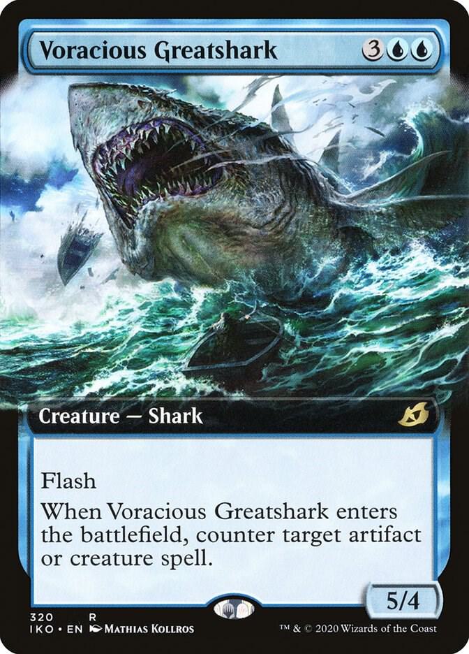 Voracious Greatshark (Extended Art) (320) [Ikoria: Lair of Behemoths] [Extended Art]
