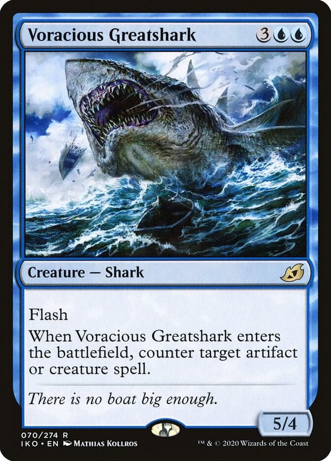 Voracious Greatshark (70) [Ikoria: Lair of Behemoths]
