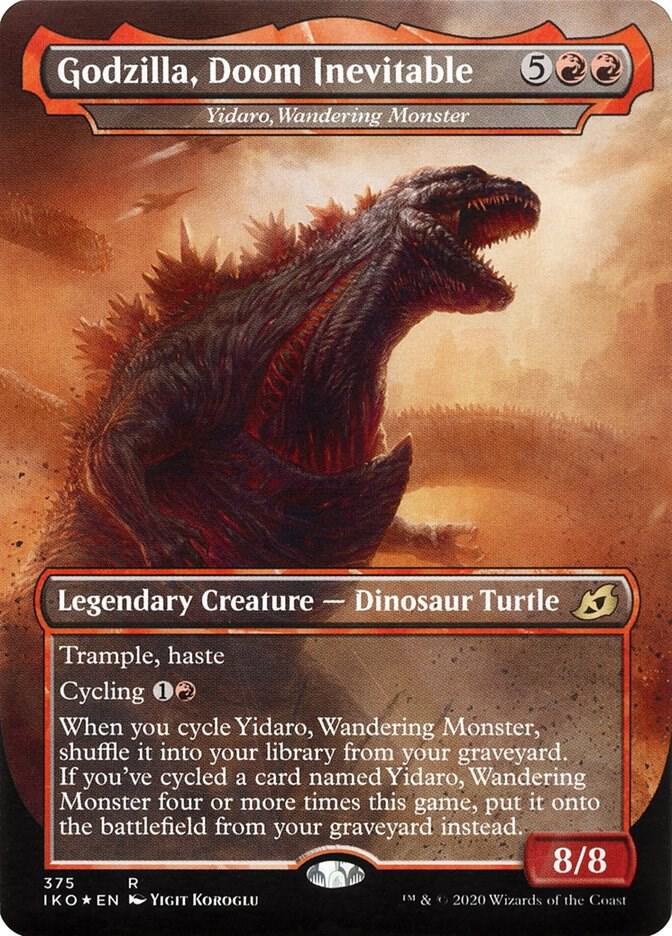 Godzilla, Doom Inevitable - Yidaro, Wandering Monster (375) [Ikoria: Lair of Behemoths] [Borderless]