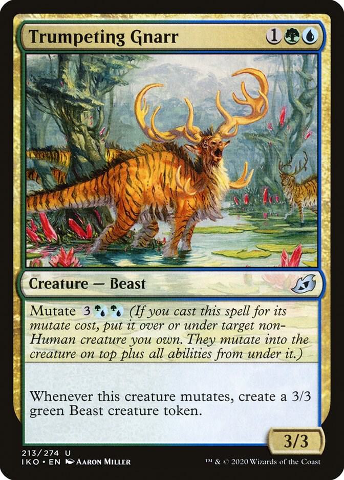 Trumpeting Gnarr (213) [Ikoria: Lair of Behemoths]