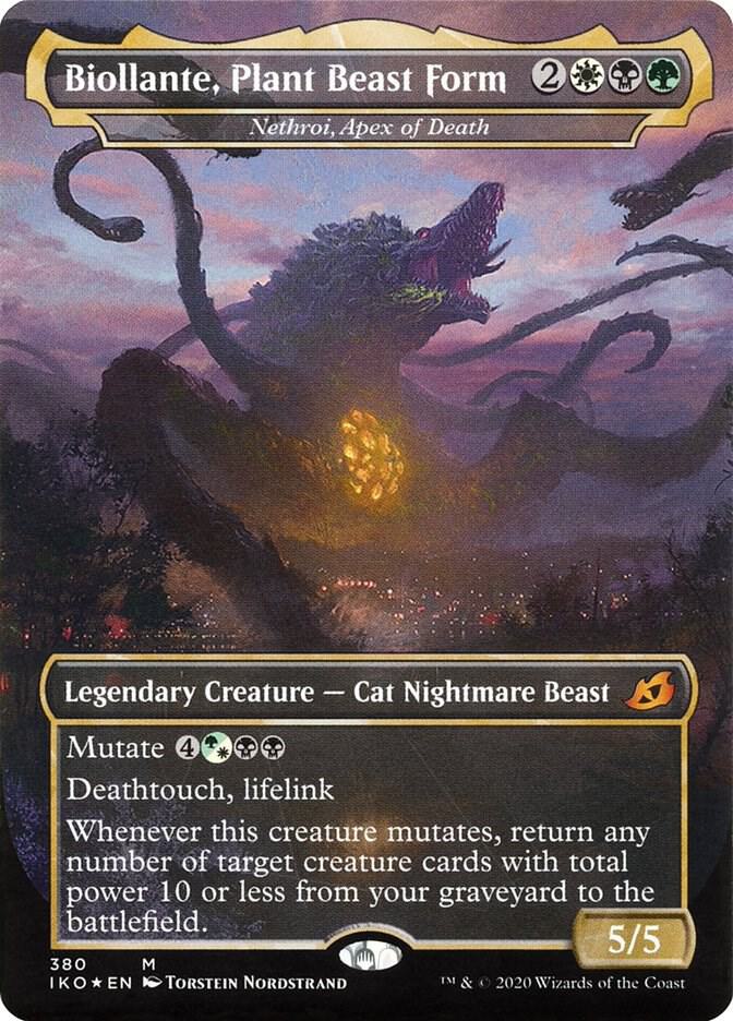 Biollante, Plant Beast Form - Nethroi, Apex of Death (380) [Ikoria: Lair of Behemoths] [Borderless]