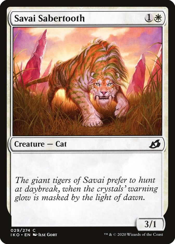 Savai Sabertooth (29) [Ikoria: Lair of Behemoths]