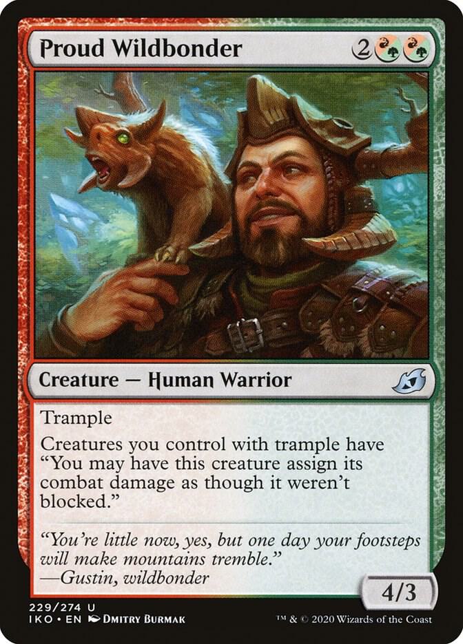 Proud Wildbonder (229) [Ikoria: Lair of Behemoths]