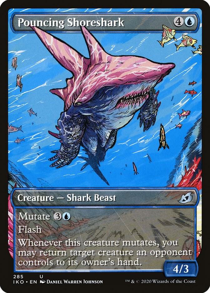 Pouncing Shoreshark (Showcase) (285) [Ikoria: Lair of Behemoths] [Showcase]