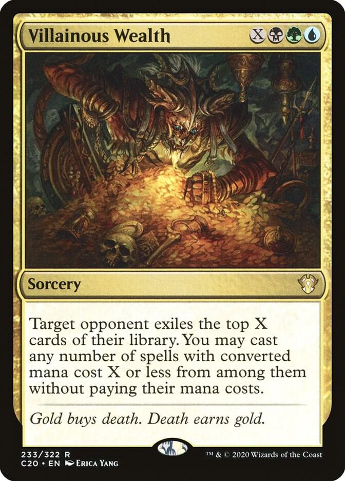 Villainous Wealth (233) [Commander 2020]