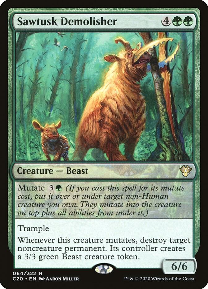Sawtusk Demolisher (64) [Commander 2020]