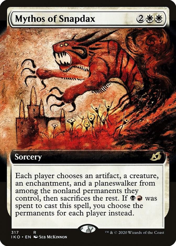 Mythos of Snapdax (Extended Art) (317) [Ikoria: Lair of Behemoths] [Extended Art]