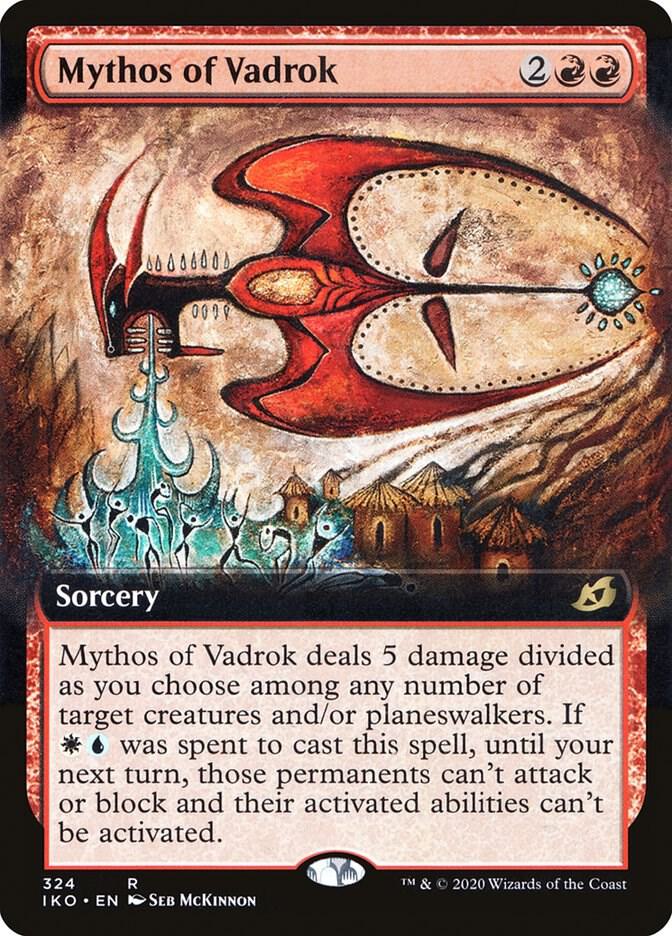 Mythos of Vadrok (Extended Art) (324) [Ikoria: Lair of Behemoths] [Extended Art]