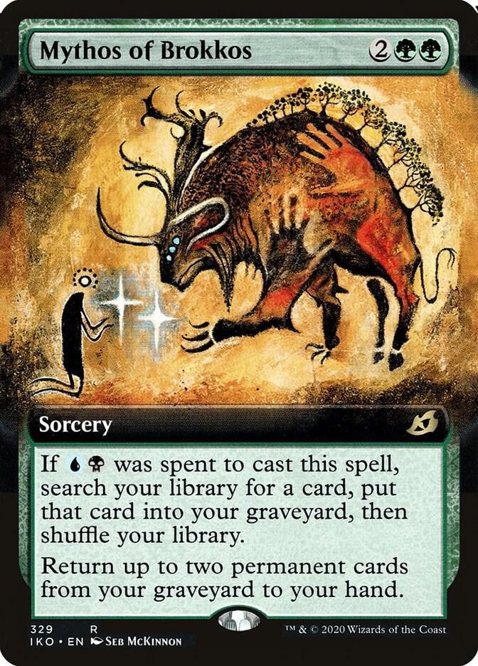 Mythos of Brokkos (Extended Art) (329) [Ikoria: Lair of Behemoths] [Extended Art]