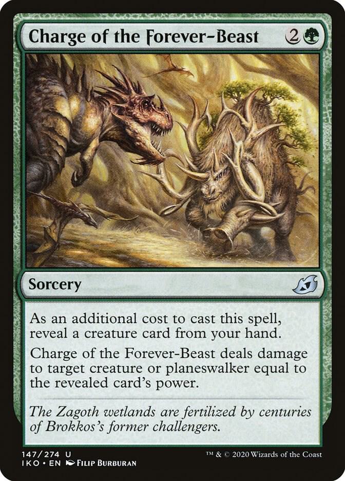 Charge of the Forever-Beast (147) [Ikoria: Lair of Behemoths]