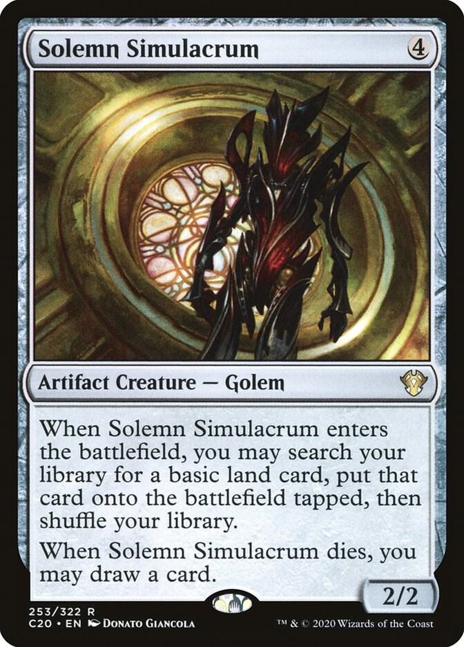 Solemn Simulacrum (253) [Commander 2020]