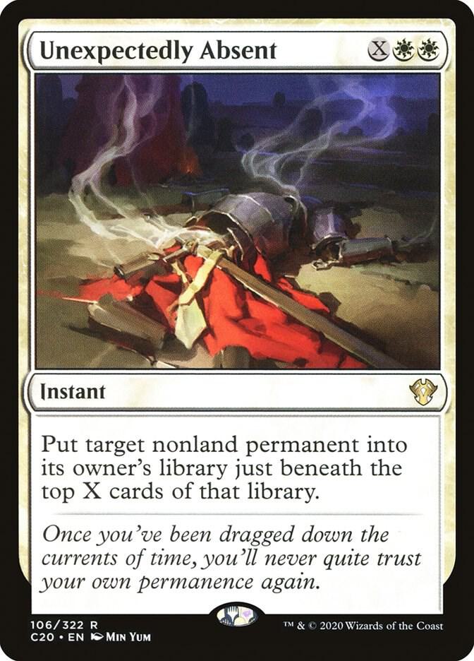 Unexpectedly Absent (106) [Commander 2020]