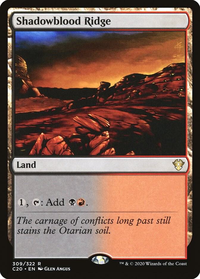 Shadowblood Ridge (309) [Commander 2020]