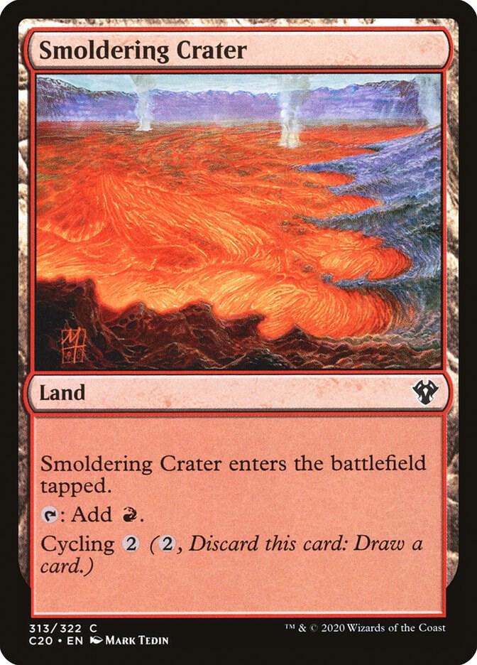 Smoldering Crater (313) [Commander 2020]