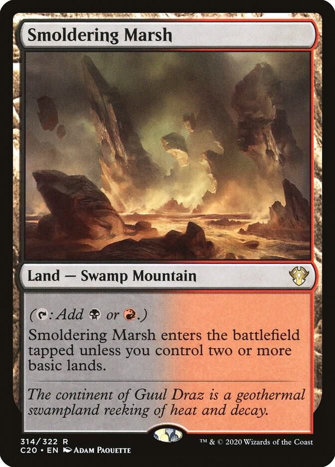 Smoldering Marsh (314) [Commander 2020]