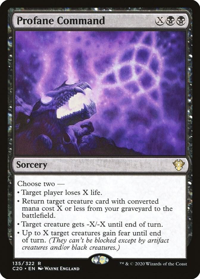 Profane Command (135) [Commander 2020]