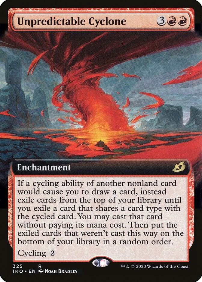 Unpredictable Cyclone (Extended Art) (325) [Ikoria: Lair of Behemoths] [Extended Art]