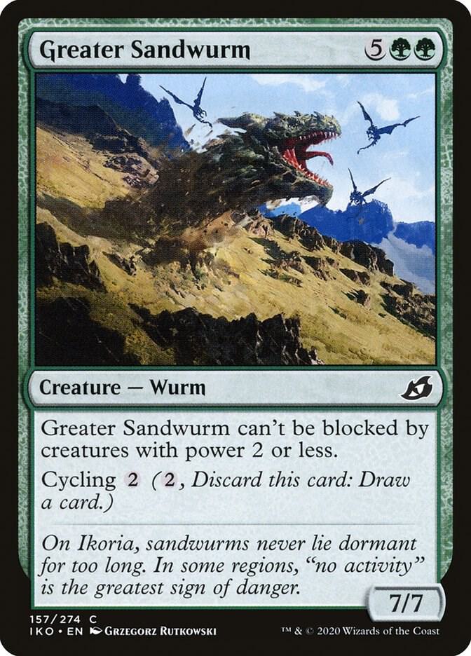 Greater Sandwurm (157) [Ikoria: Lair of Behemoths]