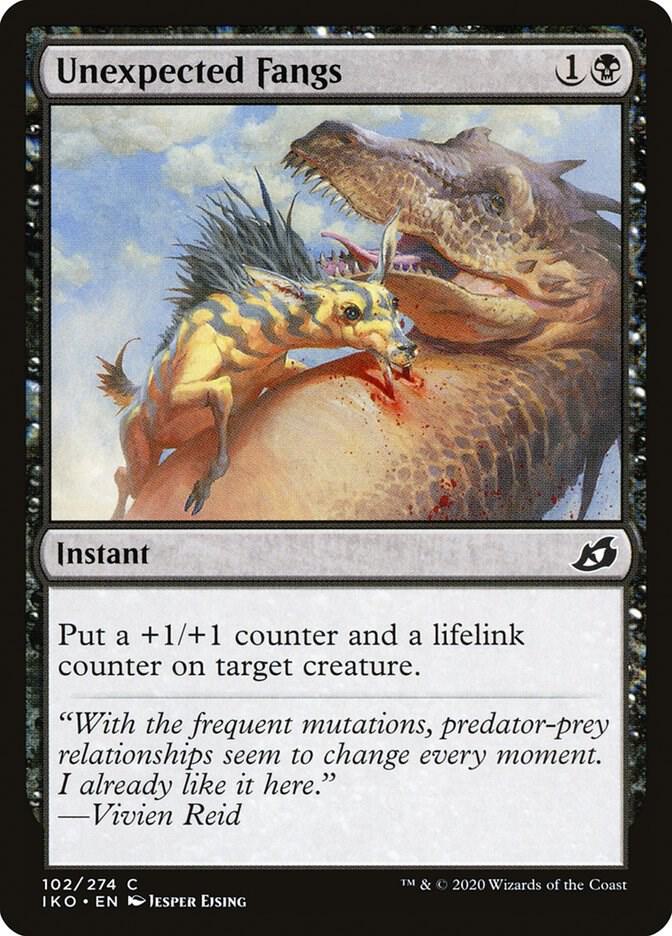 Unexpected Fangs (102) [Ikoria: Lair of Behemoths]