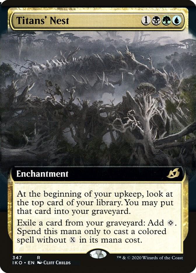 Titans' Nest (Extended Art) (347) [Ikoria: Lair of Behemoths] [Extended Art]