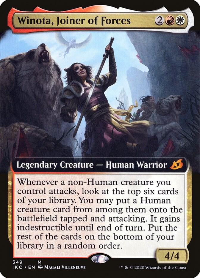 Winota, Joiner of Forces (Extended Art) (349) [Ikoria: Lair of Behemoths] [Extended Art]