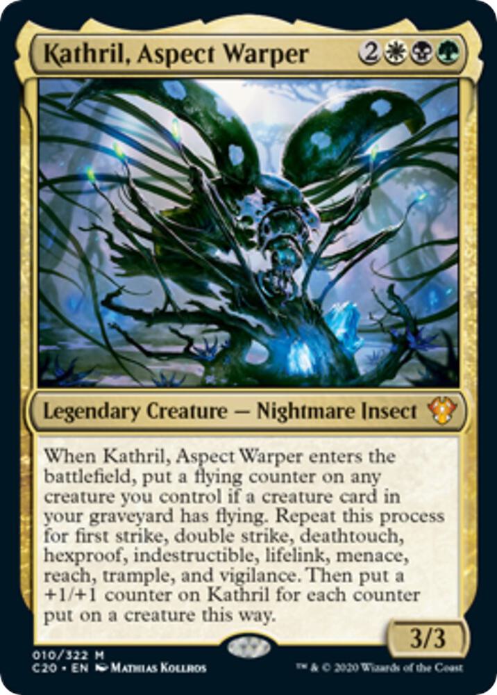 Kathril, Aspect Warper (Commander 2020) (10) [Oversize Cards]