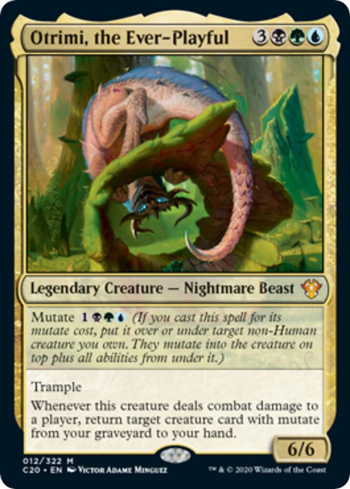 Otrimi, the Ever-Playful (Commander 2020) (12) [Oversize Cards]