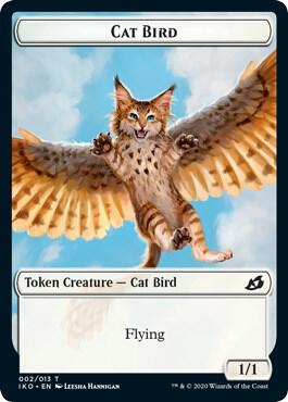 Cat Bird Token (2) [Ikoria: Lair of Behemoths]