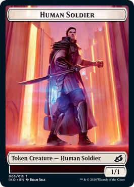 Human Soldier Token (005) [Ikoria: Lair of Behemoths]