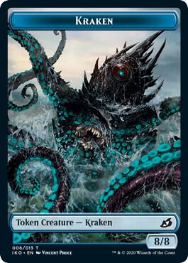 Kraken Token (6) [Ikoria: Lair of Behemoths]
