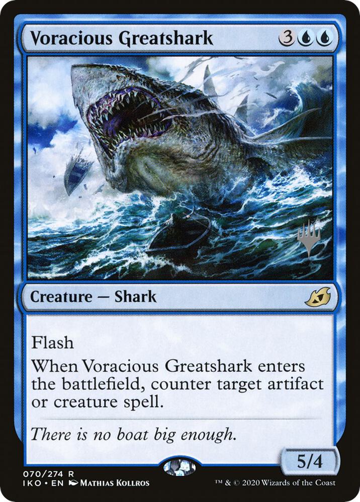 Voracious Greatshark (70) [Ikoria: Lair of Behemoths Promos]